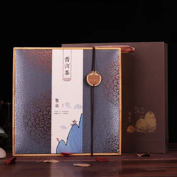 Kreativní Skladování Box Vintage Dekorace Řemesla Čínské Kung-Fu Čajový Set Příslušenství Puer Čaj Krabice Caddies Dárkové Balení Box Teaware