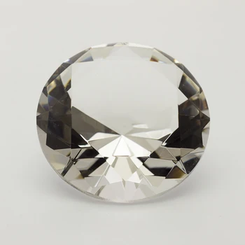 Kulaté Crystal Diamond Těžítko Dekor ( Více Velikostí ) 80mm(3.1 inch) Crystal Diamond Těžítko Šperky Svatební Dekorace