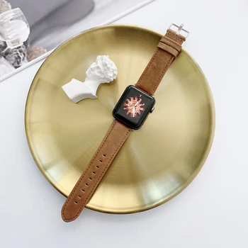 Kůže popruh watchband Pro Apple 44mm 40mm iWatch kapela 38mm 42mm Single tour watchband náramek Pro Apple hodinky řady 5 4 6 se