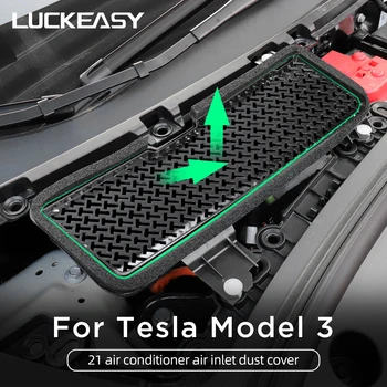 LUCKEASY Auto Exteriér Funkční Modifikace Příslušenství Pro tesla model 3 2021 Přední Sání Vzduchu Motoru ochranný kryt