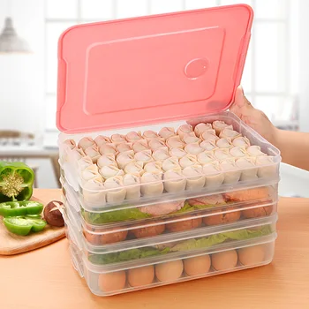 Lednice Pro Skladování Potravin Box Kuchyňské Doplňky Organizátor Fresh Box, Mikrovlnná Trouba Knedlíky Zeleninové Vejce Držák Stohovatelné