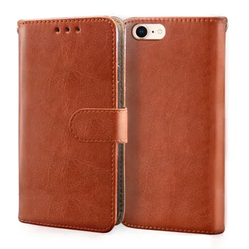 Luxusní Kožené Pouzdro Pro iPhone 6 6S 7 7 8 Plus Případech Wallet Card Stand Magnetické Silicon Flip Kryt telefonu taška
