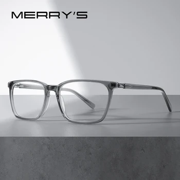 MERRYS DESIGN Muži Acetát Rámu Brýlí Náměstí Brýle Luxusní Brýle Rámy Optické Brýle S2277
