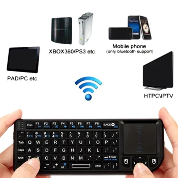 Mini Bezdrátová Air Fly Mouse Kapesní Touchpad Touchpad Myš Bezdrátová Klávesnice pro PC, Smart TV