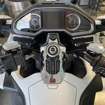 Motocykl Přední Chromové Mřížky Reproduktoru Kryt Pro Honda Goldwing GL 1800 A F6B GL1800 2018 2019 2020
