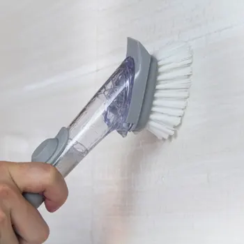 Multi-účel mycí kartáč automatické tekuté čisticí kartáček krytka houba hlava kartáček na čištění doma