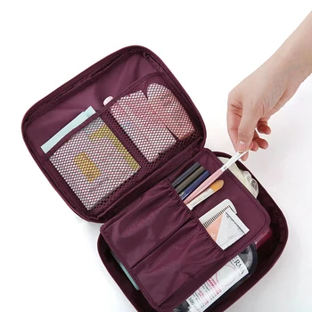 Multifunkční Skladovací Tašky Cestovní Necessaire Kosmetické Organizátor Zip Balíčky Toaletní Potřeby Skladování, Balení Vybavení Domácnosti