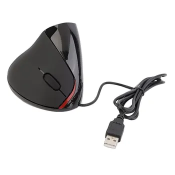 Nové 5D drátová Optická Herní Myš Vysoce Kvalitní 2400DPI 2.4 GH Vertikální Ergonomické Vzpřímené Vertikální myš Pro Stolní A Notebook