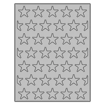 Nové Hvězdné Nebe Šablonu Panelu 2021 Řezání Kovů Zemře pro DIY Scrapbooking a Card Making Dekorativní Ražba Řemeslo Bez Známky