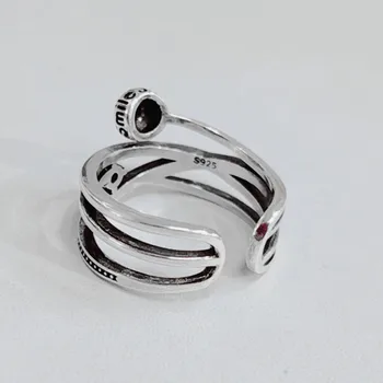 Nové Příjezdu Stříbrná Barva Úsměvem Prsteny Pro Ženy, Dámy, Nastavitelné Kroužky, Vintage Šperky