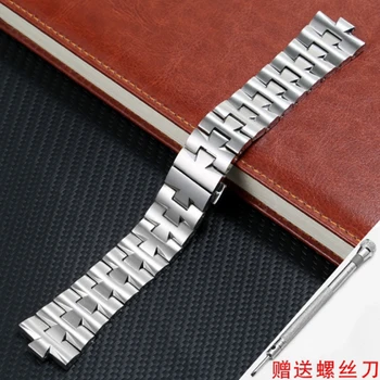 Náhradní kovový řemínek Pro VC 47040 series z Nerezové oceli watchband 7mm8mm stříbrný náramek pánské hodinky řetěz Náhradní meta