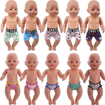 Panenka Kalhotky Kalhotky Doll Oblečení, Doplňky, spodní Prádlo Pro 18Inch American Doll&43 cm Reborn Baby Doll Dívka DIY Hračky