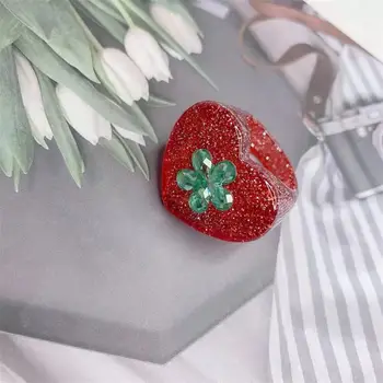 Pryskyřice Transparentní Geometrické Candy Barvy Prsteny Ženy Vintage 2021 Milují Květiny Prsten Ženské Dívka Módní Ležérní Prst Šperky