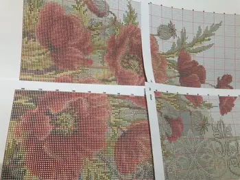 Puzzle Květina a Pták Obrázek 2-51-51 Cross Stitch Kit Balíčky Počítají Cross-Šití Nové Sady Cross stitch Malování Nastavit