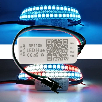 SP110E Led Controller Bluetooth Smart Pixel Světlo Pro WS2811 WS2812b WS2813 SK6812 WS2815 RGB, RGBW Full Color Led Strip