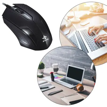 USB Kabelové Herní Myš, Nastavitelné LED Optické Profesionální Gamer Mouse Dobíjecí Počítačové Myši Pro PC Laptop Mouse Gamer