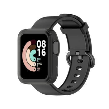 Ultra-Slim TPU Pouzdro Hodinek Kůže Ochranný Kryt pro -Xiaomi Mi Watch Lite Globální Verze pro Redmi Hodinky Příslušenství