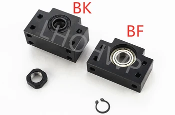 Vysoce kvalitní BK12 BF12 vodicího šroubu podporu použití zápas SFU1605/SFU1610 kulová hlava šroubu podpora cnc část 1 BKBF12