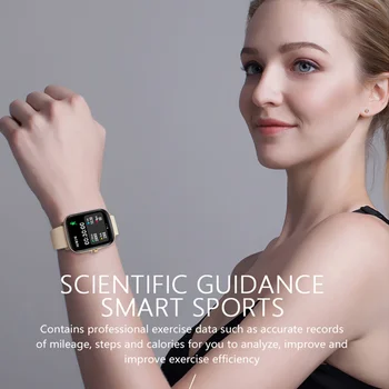 Y20 Žena Chytré Hodinky Roku 2021 Plně Dotykový Displej Knoflík Rotace Fitness Tracker GTS 2 Smartwatch Pro Xiaomi IPhone PK P8 Plus