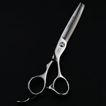 ČERNÝ RYTÍŘ 6 Palcový Vlasy Nůžky Profesionální Kadeřnické Řezání a Řídnoucí Nůžky pro Barber Salon